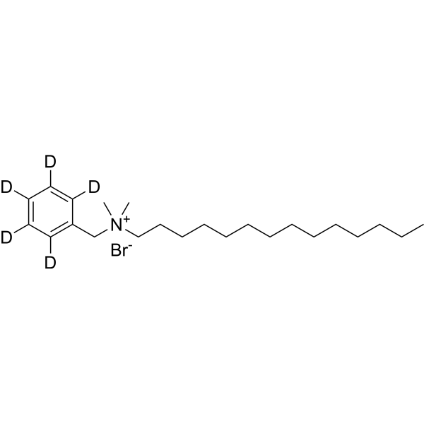 N,N-dimethyl-N-((phenyl-dd5)methyl)tetradecan-1-aminium bromide (Benzyldimethyltetradecylammonium Br